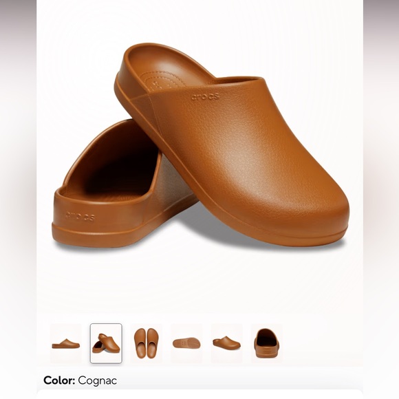 CROCS Dylan Women’s Slip-On Clog in Cognac - Picture 8 of 9